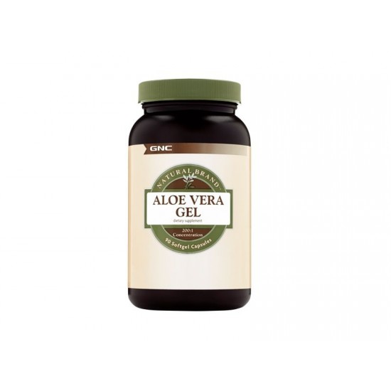 Aloe Vera Gel Natural Brand, 90 capsule - GNC