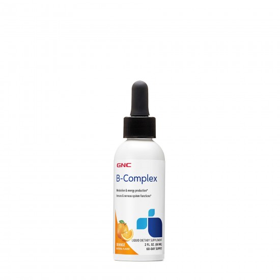 B-COMPLEX Lichid aroma de portocala, 60 ml - GNC