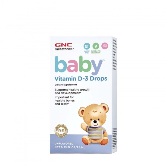 Baby Vitamina D3 Picaturi, 7.5 ml - GNC