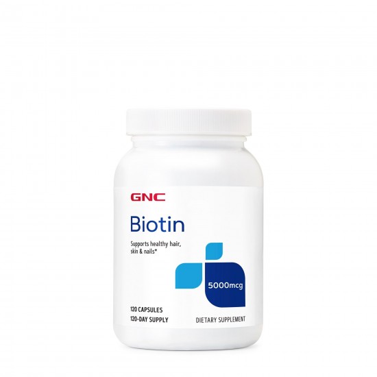 Biotina 5000 mcg, 120 capsule - GNC