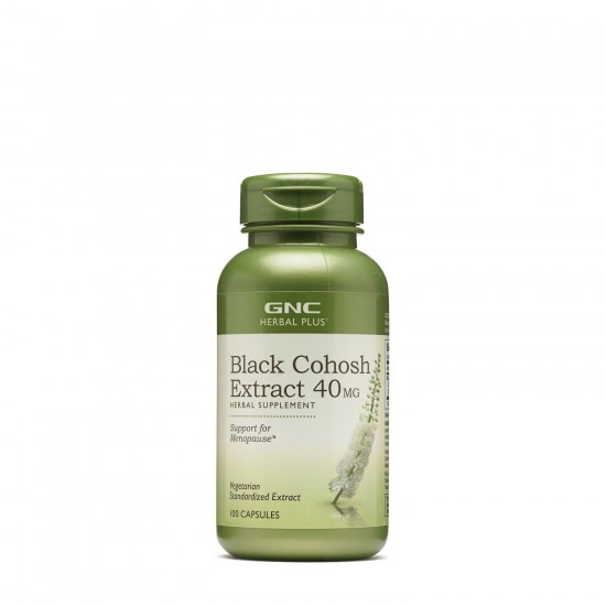 Black Cohosh Extract 40 mg, 100 capsule - GNC