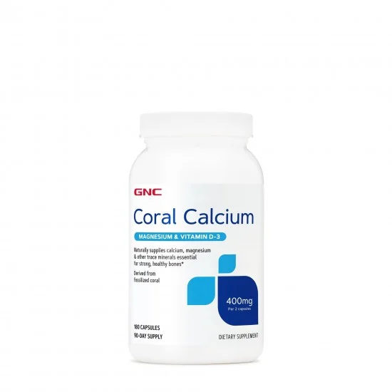 Calciu Coral, 180 capsule - GNC