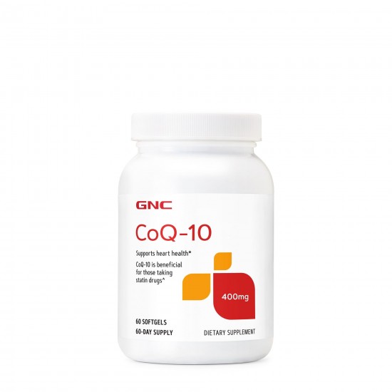 Coenzima Q-10 naturala, 400 mg, 60 capsule - GNC