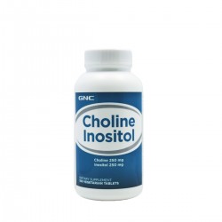 Colina 250 mg si Inozitol 250 mg, 100 tablete - GNC