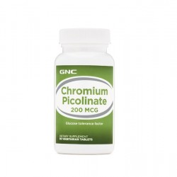 Crom picolinat 200 mcg, 90 tablete - GNC