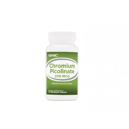 Crom picolinat 200 mcg, 90 tablete - GNC