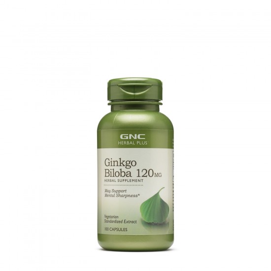 Ginkgo Biloba Herbal Plus, 100 capsule - GNC
