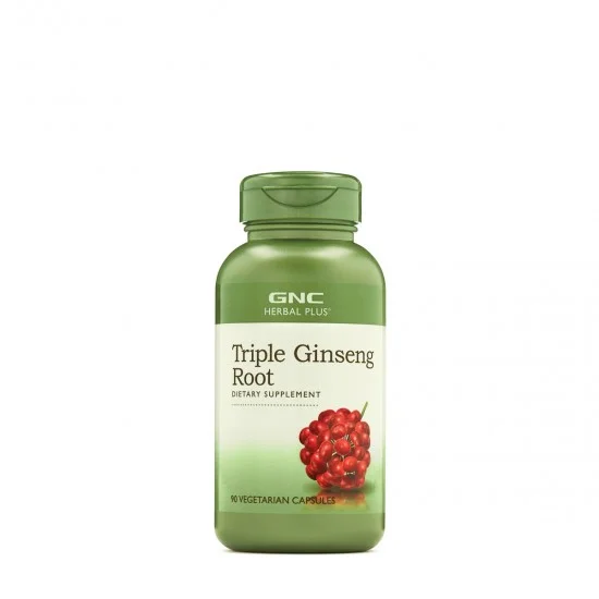 Ginseng Gold Radacina Trei Tipuri de Ginseng, 90 capsule - GNC