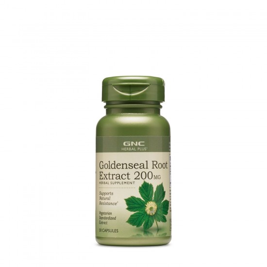 Goldenseal Herbal Plus, 200 mg, 50 Capsule - GNC
