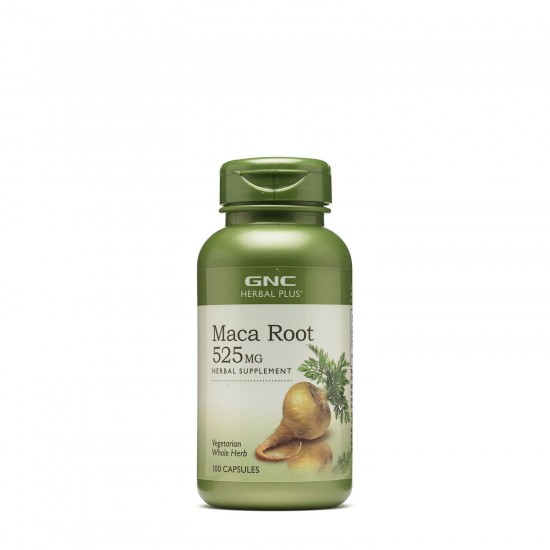 Radacina de Maca Herbal Plus, 525 mg, 100 capsule - GNC