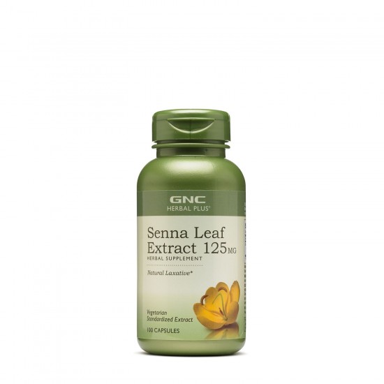 Senna leaf extract 125 mg, 100 capsule - GNC