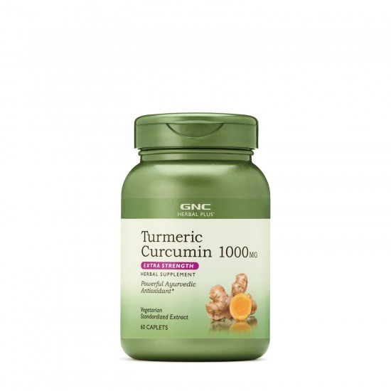 Turmeric Curcumin 1000 mg Herbal Plus, 60 tablete - GNC