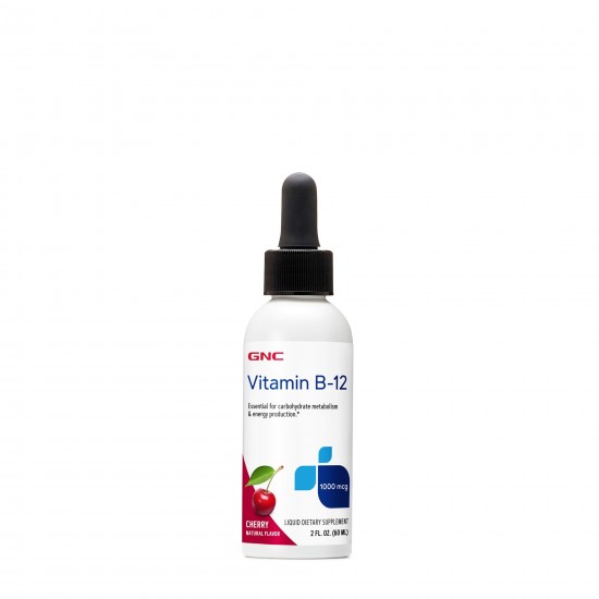 Vitamina B-12 1000 mcg cu aroma de cirese, 60 ml - GNC