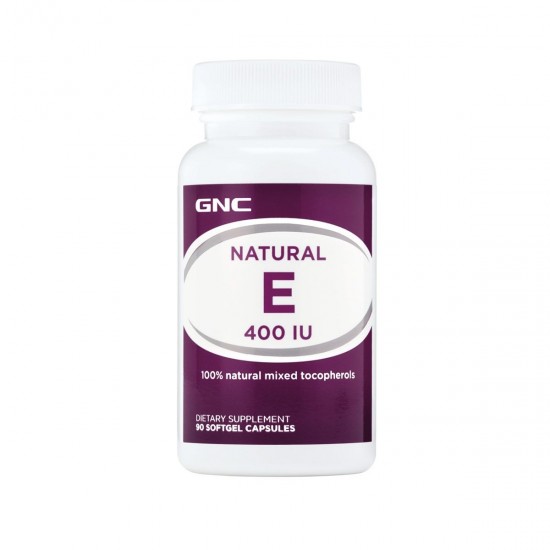 Vitamina E Naturala 400 UI, 90 capsule moi - GNC