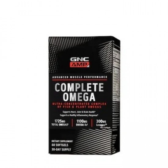  Complete Omega AMP, 60 capsule, GNC