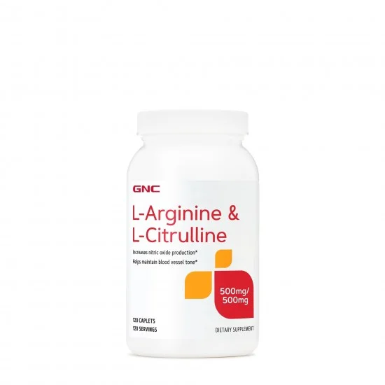 L-Arginine & L-Citrulline, 120 tablete - GNC L-Arginine & L-Citrulline, 120 tablete - GNC
