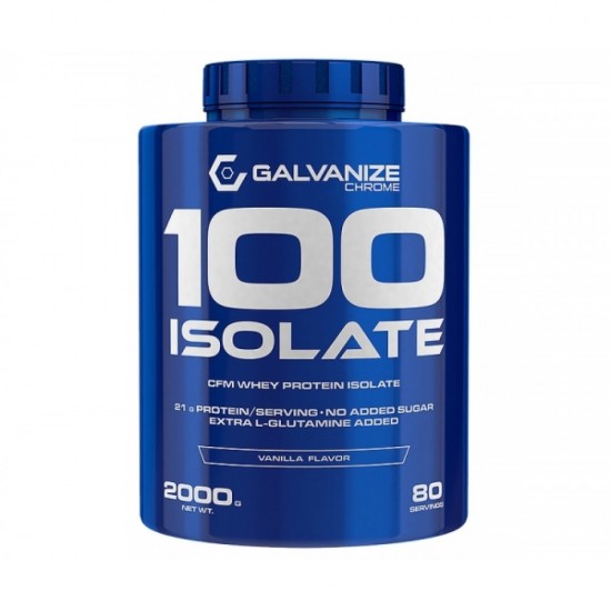 100 Isolate, 2000 g, Galvanize Nutrition 100 Isolate, 2000 g, Galvanize Nutrition