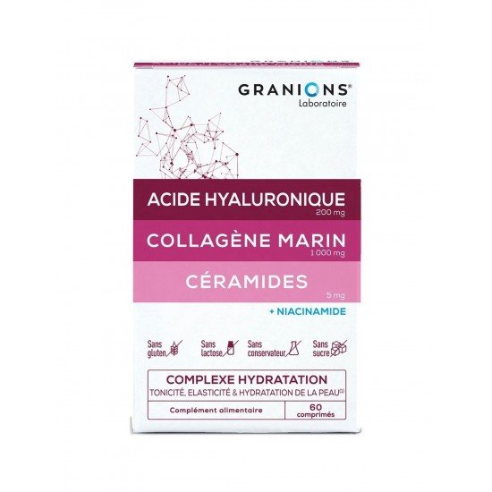 Complexe Hydratation piele 60 caps, Granions