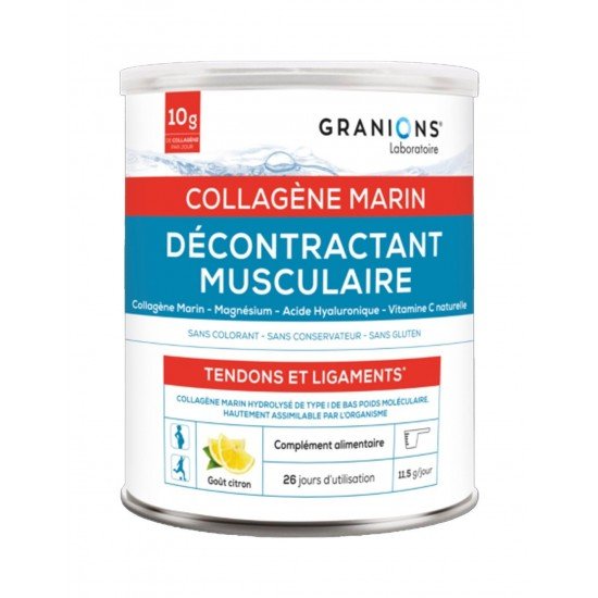 Decontractant Musculaire marine, collagen 300 g, Granions