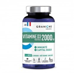 Vitamina D3, 2000 UI, 30 caps, Granions