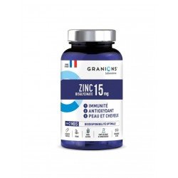 Zinc bisglicinat, 15 mg, 60 caps vegetale, Granions