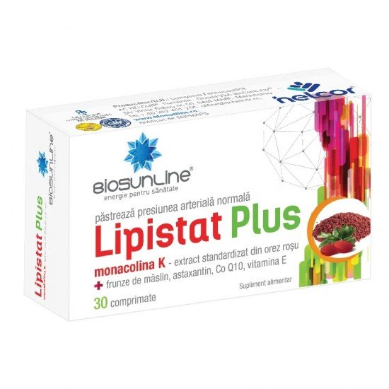 Lipistat Plus, 30 comprimate - Helcor