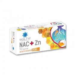 NAC + Zn 600 mg, 10 capsule - Helcor