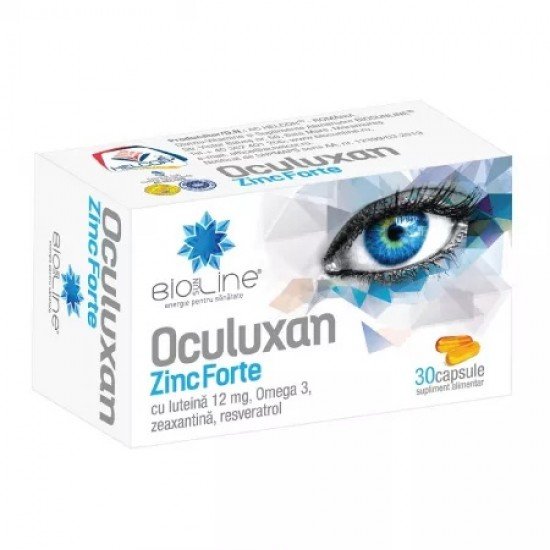 Oculuxan Zinc Forte, 30 capsule - Helcor