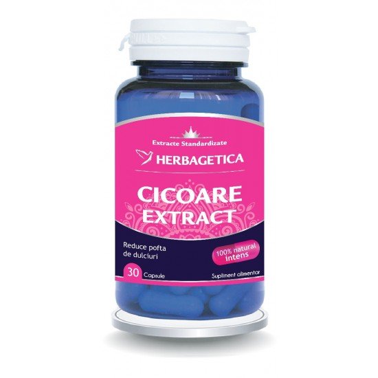 Cicoare Extract, 30 capsule - Herbagetica