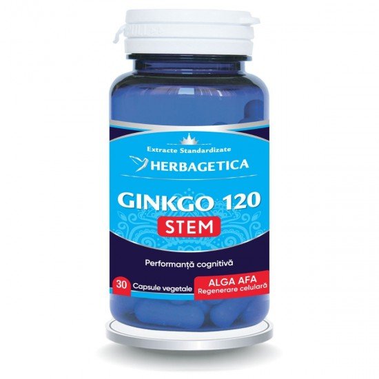 Ginkgo 120 Stem, 30 capsule - Herbagetica