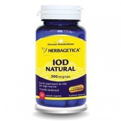 Iod Natural 500mcg, 30 capsule - Herbagetica