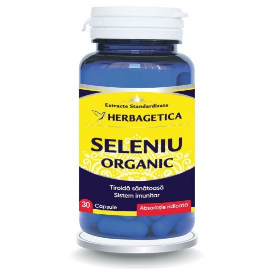 Seleniu Organic, 30 capsule - Herbagetica