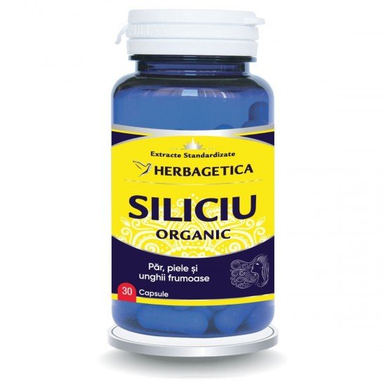 Siliciu Organic, 30 capsule - Herbagetica