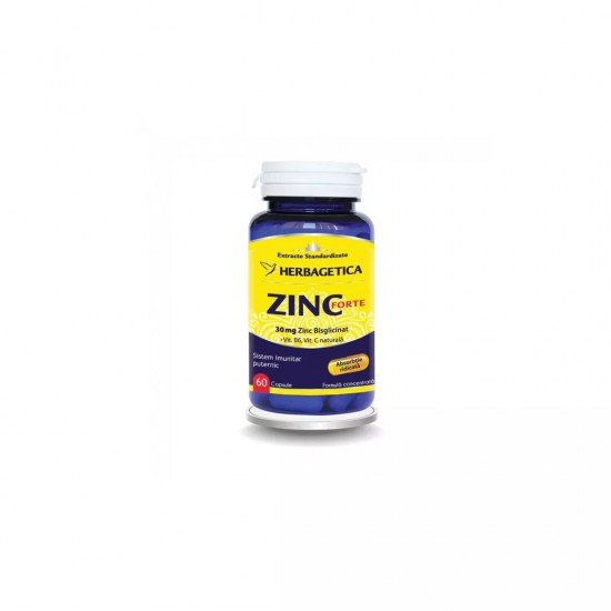 Zinc Forte, 60 capsule - Herbagetica