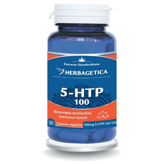 5 HTP 100 Zen Forte, 30 capsule - Herbagetica