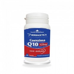 Coenzima Q10 125mg, 60 caps-Herbagetica