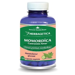 Extract de castravete amar Momordica, 120 capsule - Herbagetica