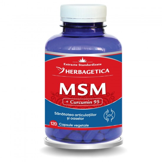MSM + Cucumin95, 120 capsule - Herbagetica