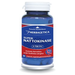 Super Nattokinase, 2750 FU, 60 capsule - Herbagetica