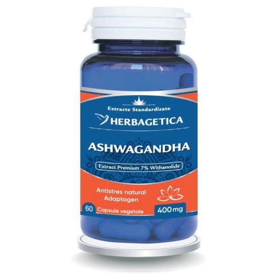 Ashwagandha, 60 capsule - Herbagetica