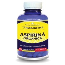 Aspirina Organica, 120 capsule - Herbagetica