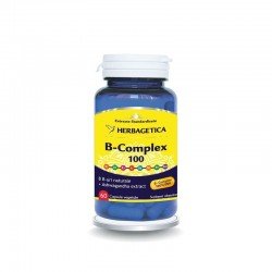 B-Complex 100, 60 cpasule - Herbagetica