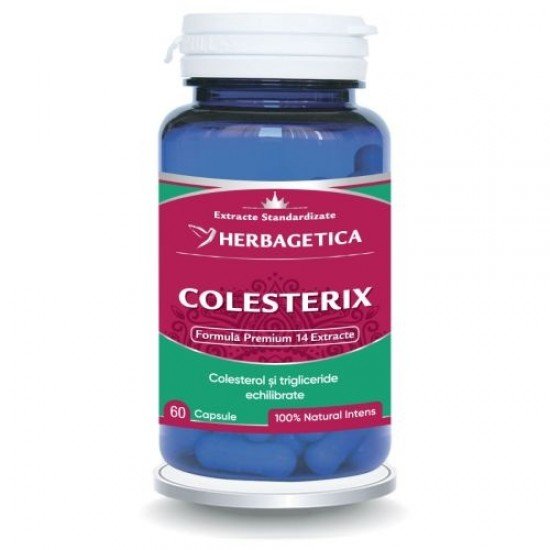 Colesterix, 60 capsule - Herbagetica