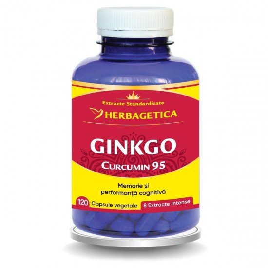 Gingko Curcumin95, 120 capsule - Herbagetica