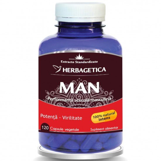 Man Zen Forte, 120 capsule - Herbagetica