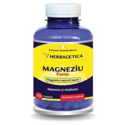 Magneziu Forte, 120 capsule - Herbagetica