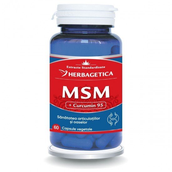 MSM + Cucumin95, 60 capsule - Herbagetica