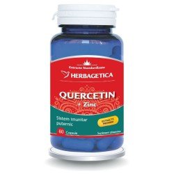 Quercetin Plus Zinc, 60 capsule - Herbagetica