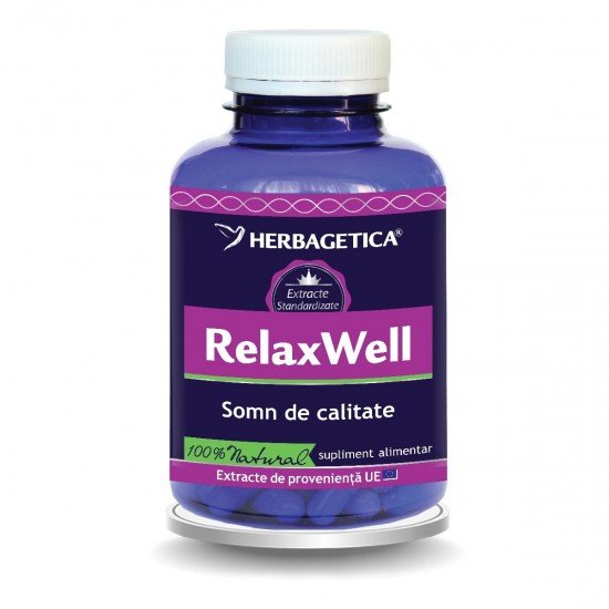 Relax Well, 120 cpasule - Herbagetica