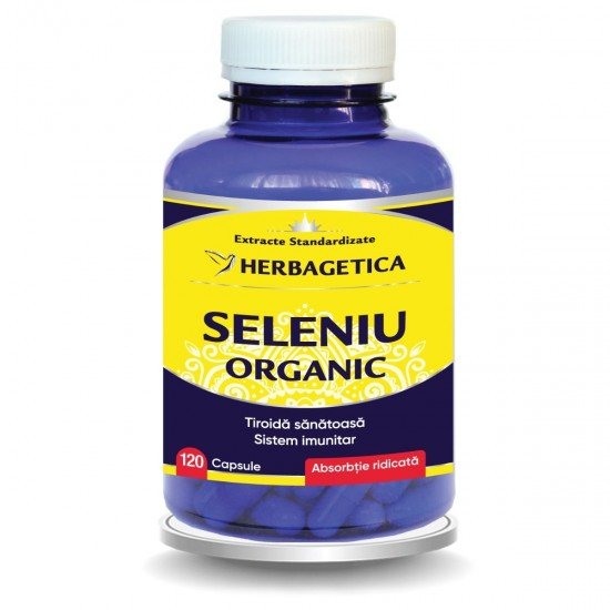 Seleniu Organic, 120 capsule - Herbagetica